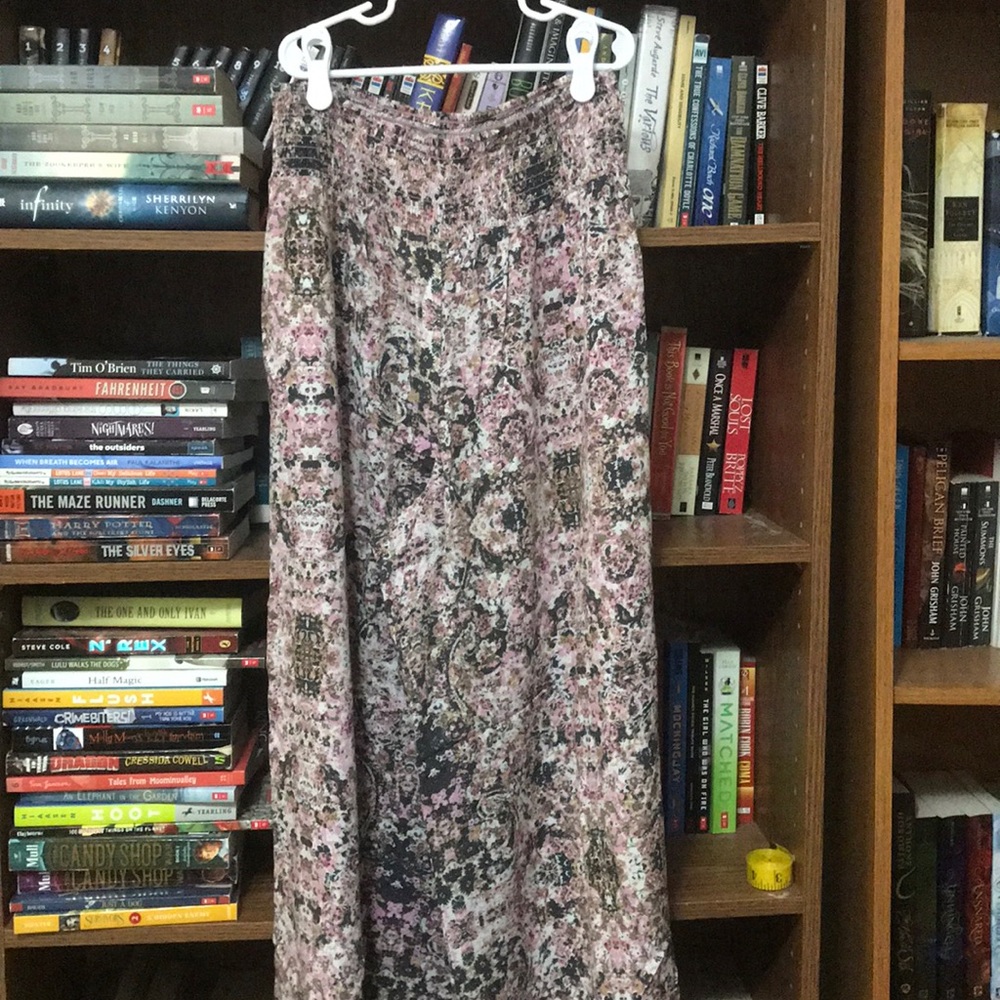 Palazzo pants pink and grey